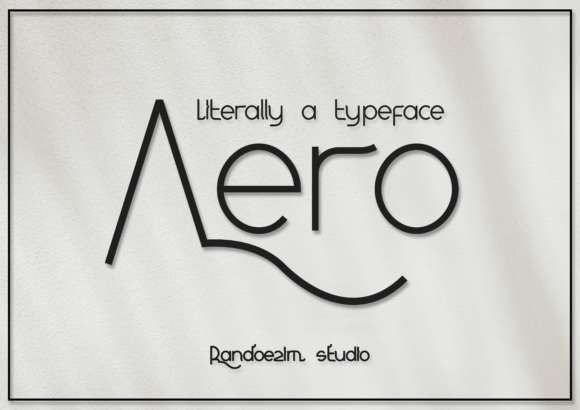 Aero Font: Elevate Your Brand Identity