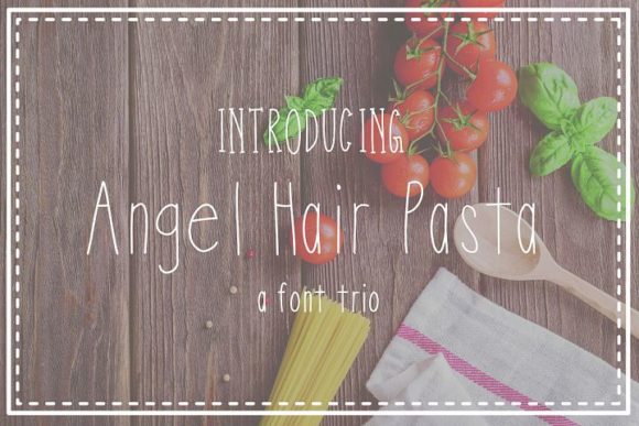 Angel Hair Pasta: A Delicate Typeface for Branding