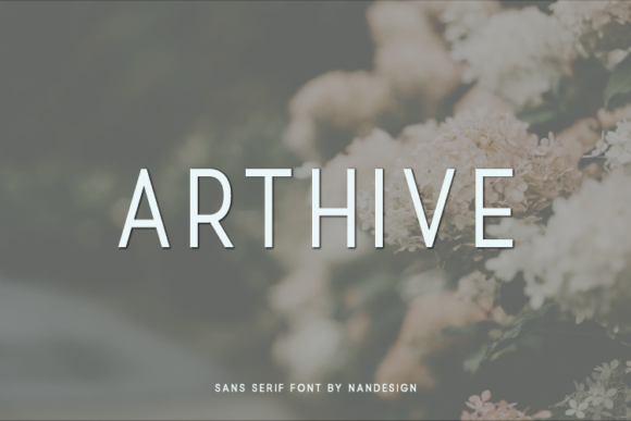 Arthive: A Modern Sans Serif Font for Digital Brands