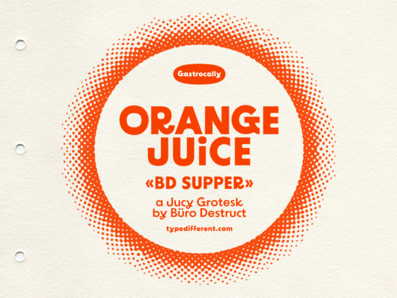 BD Supper: A Playful Sans Serif Font for Makers