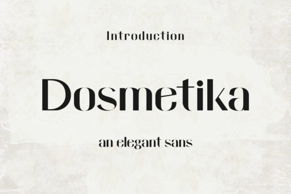 Domestika: A Versatile Sans Serif Typeface for Editorial Design