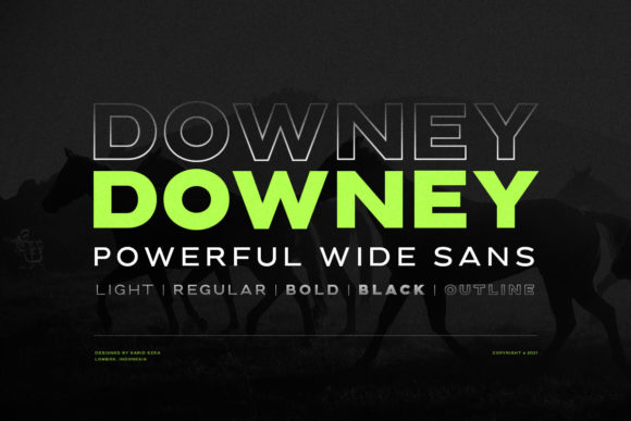 Downey Font Review: A Bold Sans Serif for Modern Design