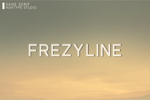 Frezyline Font: Minimal Sans Serif for Crafters