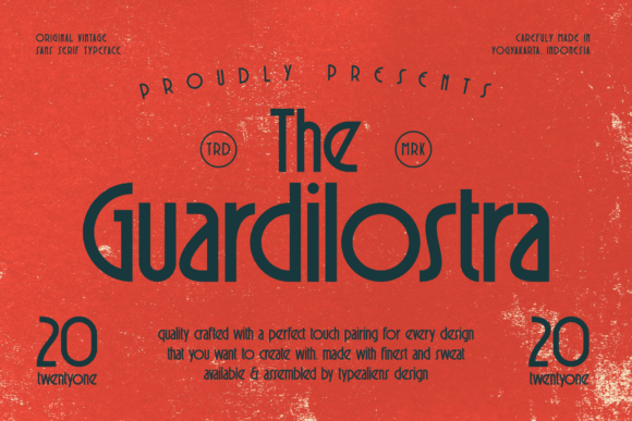 Guardilostra Font Review: Vintage Sans Serif Download