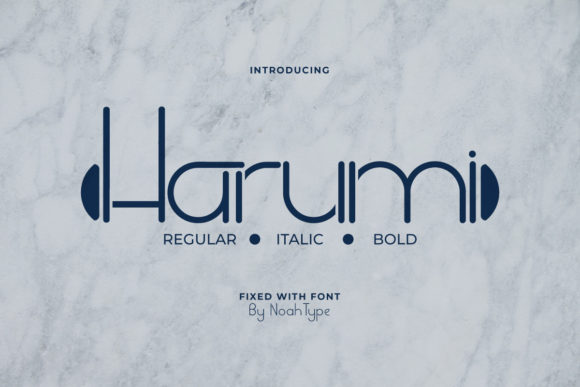 Harumi Typeface Review for Modern Branding