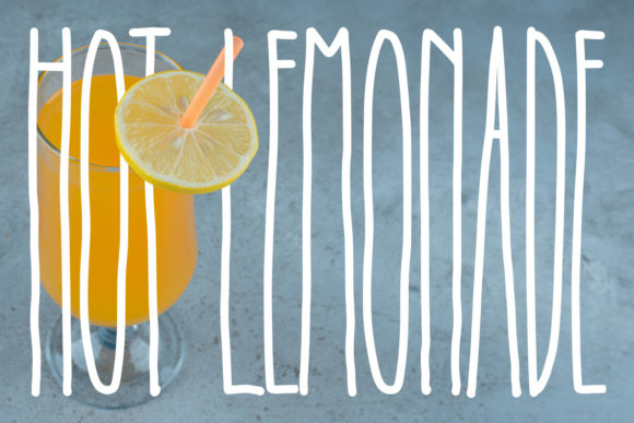 Hot Lemonade Font: A Fresh Sans Serif for Modern Design