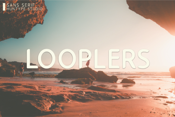 Looplers: A Clean Sans Serif Font for Modern Branding