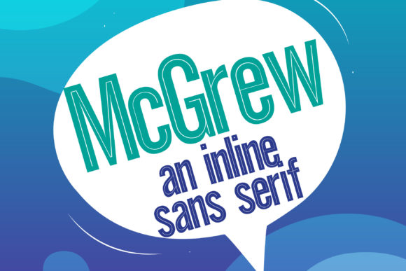 McGrew: The Clean Sans Serif Font for Crafters