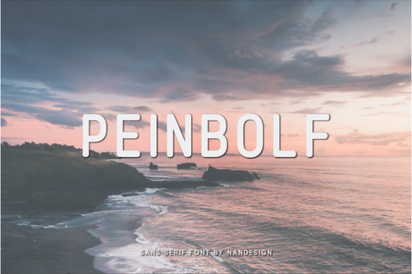 Peinbolf: A Minimal Sans Serif Font for Makers