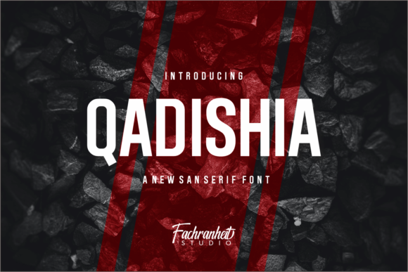 Qadishia Font: Bold Branding for Small Business