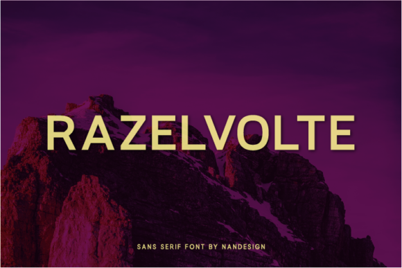 Razelvolte: A Clean Sans Serif Font for Modern Campaigns