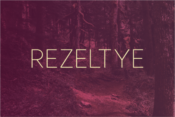 Rezeltye: A Distinctive Sans Serif Font for Modern Brands