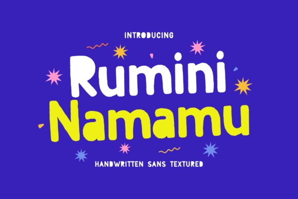 Rumini Namamu Font for Editorial Design