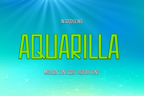 Upgrade Your Brand Identity with Aquarilla Typeface