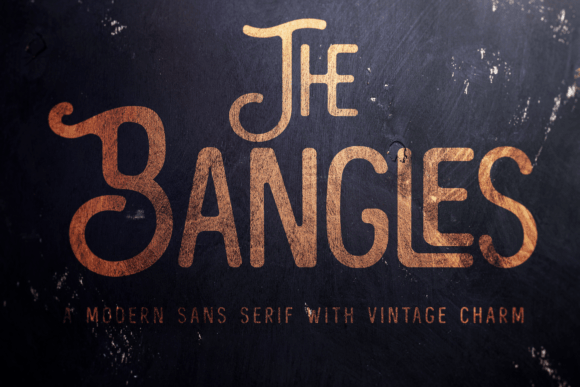 Upgrade Your Brand Identity with The Bangles Typeface