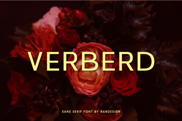 Verberd: A Clean Sans Serif Typeface for Modern Editorial Design